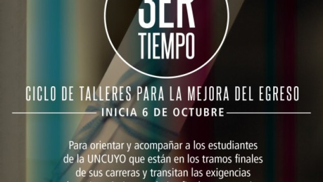 imagen "TERCER TIEMPO". Talleres para la mejora del egreso