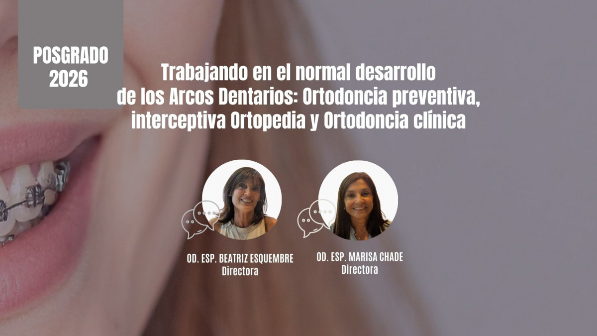 imagen Trabajando en el normal desarrollo de los Arcos Dentarios: Ortodoncia preventiva, interceptiva Ortopedia y Ortodoncia clínica