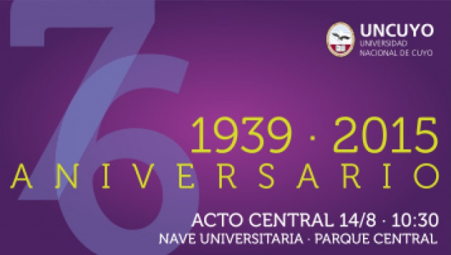 imagen 76 Aniversario de la UNCuyo