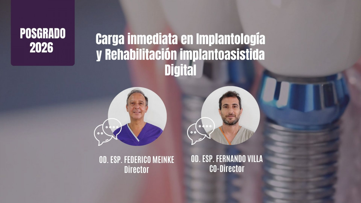 imagen Carga inmediata en Implantología Oral y Rehabilitación Implanto-Asistida Digital