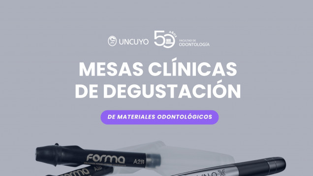 imagen Nueva degustación de materiales odontológicos