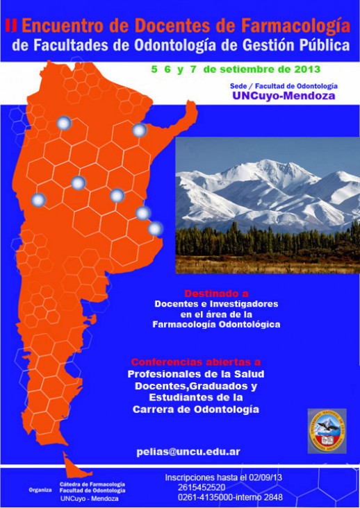 imagen II Encuentro de Docentes de Farmacología de Facultades de Odontología de Gestión Pública