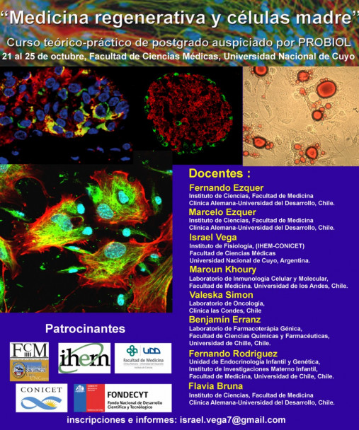 imagen  Curso "Medicina Regenerativa y Células Madre"