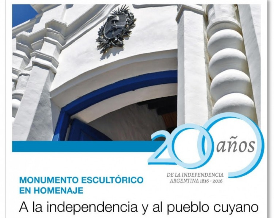 imagen Convocan a concurso para realizar Monumento Escultórico en Homenaje "A la Independencia y al Pueblo Cuyano"