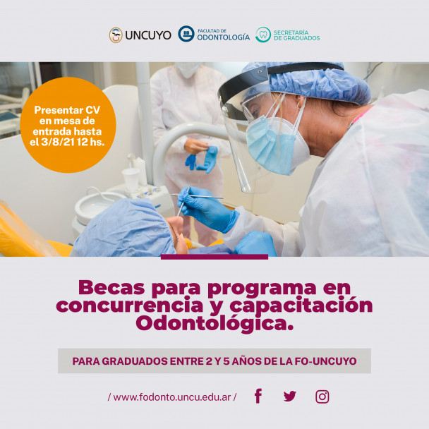 imagen Becas para programa en concurrencia y capacitación Odontológica