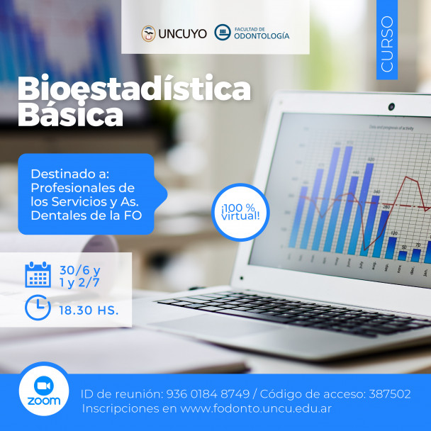 imagen Se acerca un nuevo encuentro virtual: Bioestadística Básica