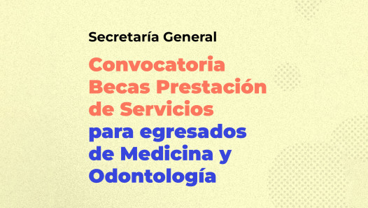 imagen Convocatoria de becas con prestación de servicios