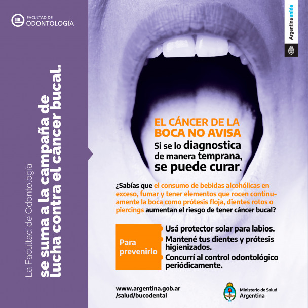 imagen La FO participará de la campaña de lucha contra el cáncer de boca