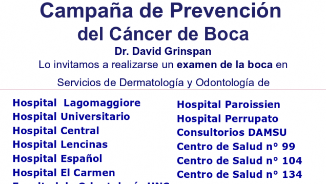 imagen Campaña de Prevención  del Cáncer de Boca