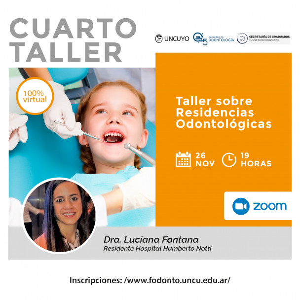 imagen ¡Último taller sobre Residencias Odontológicas del 2020!