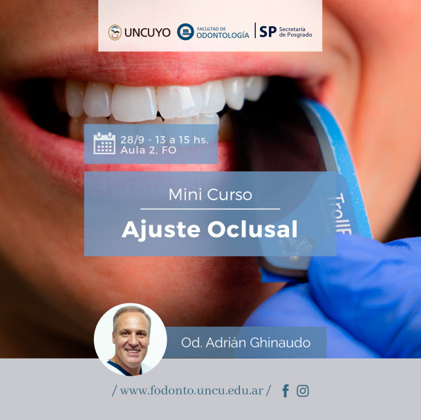 imagen Se dictará el mini curso: Ajuste Oclusal