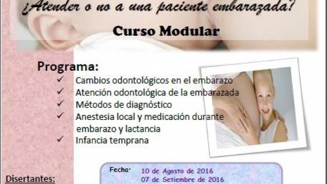 imagen Curso Modular "Odontología Materno-Lacto-Infantil"