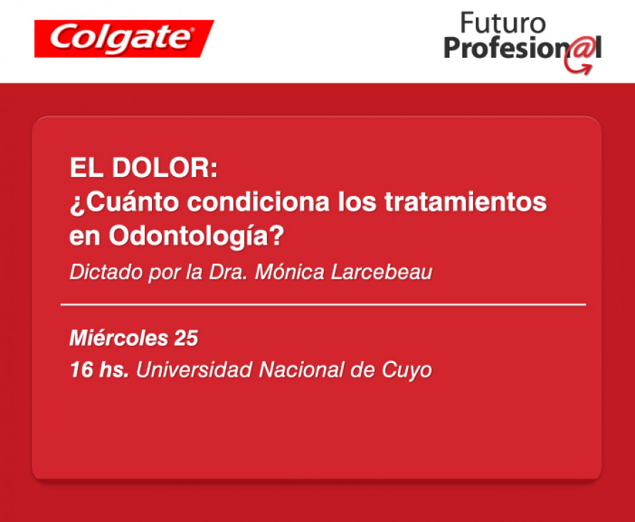 imagen Charla: El Dolor. ¿Cuánto condiciona los tratamientos en Odontología?