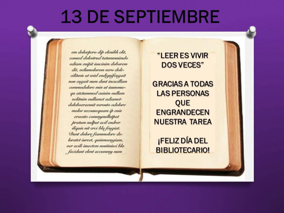 imagen DÍA DEL BIBLIOTECARIO