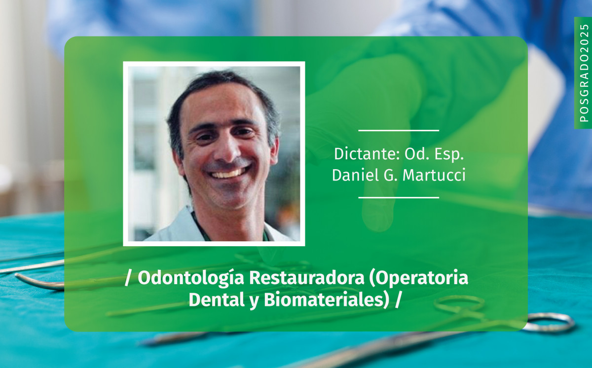 imagen Odontología Restauradora (Operatoria Dental y Biomateriales)