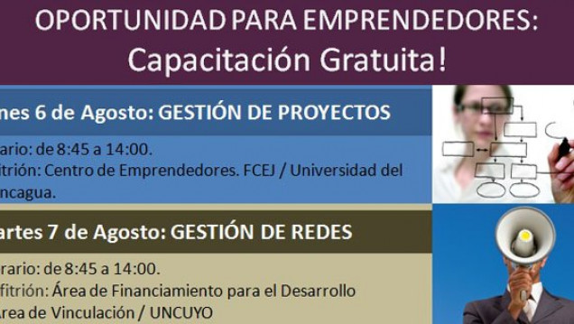 imagen Capacitación gratuita para emprendedores