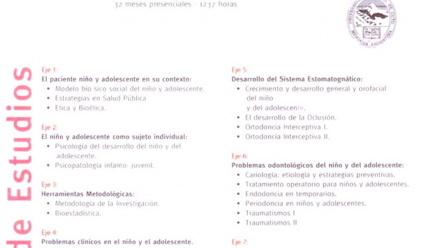 imagen Especialización en Odontología para el Niño y el Adolescente