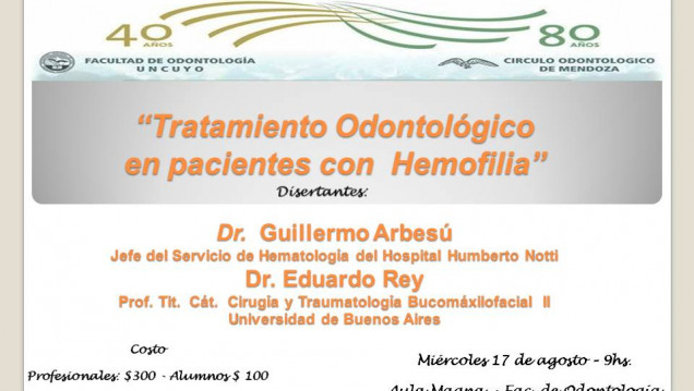 imagen Curso "Odontología y Hemofilia"