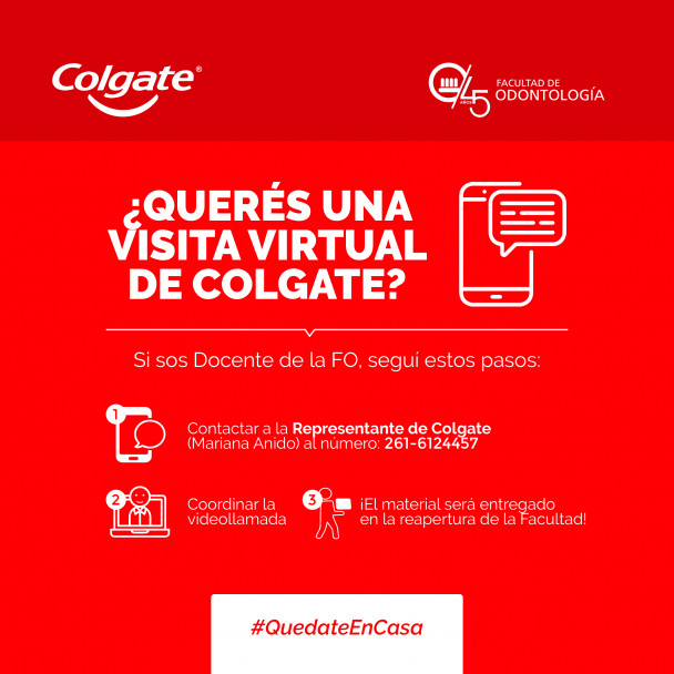 imagen Docentes de la FO, podrán acceder a materiales de la Empresa Colgate