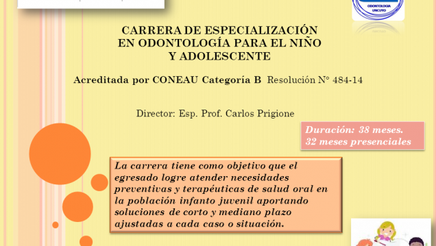 imagen Carrera de Especialización en Odontología para Niños y Adolescentes