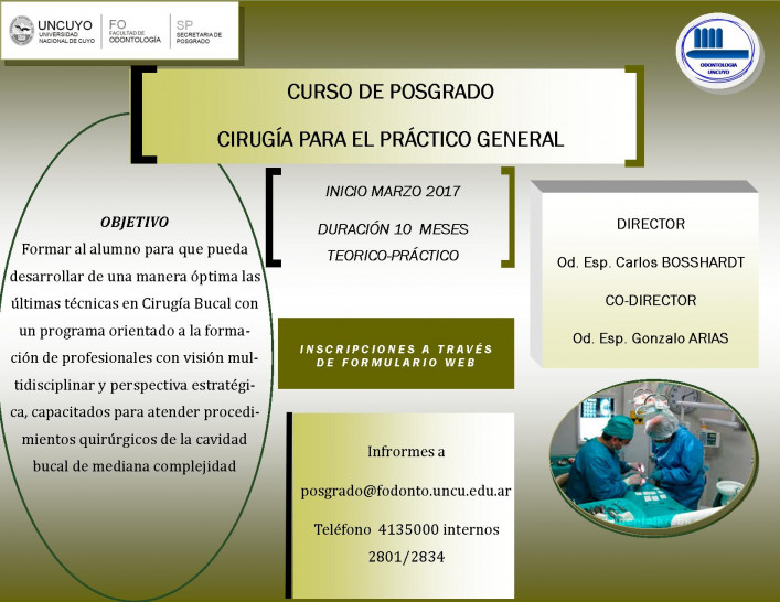 imagen Curso de Posgrado de Cirugia para el Practico General
