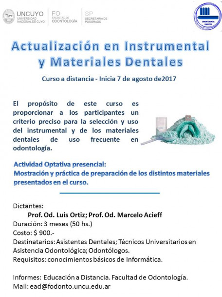 imagen Instrumental y materiales dentales