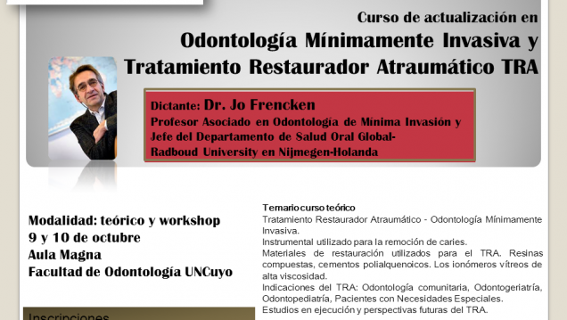 imagen Odontología Mínimamente Invasiva y Tratamiento Restaurador Atraumático (TRA)