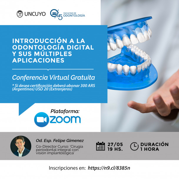 imagen ¡Nueva conferencia gratuita virtual, sobre Odontología Digital!