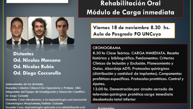 imagen Jornada de Actualización en Rehabilitación Oral