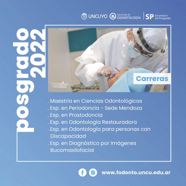 imagen Presentamos la Oferta Académica de Posgrado para el 2022