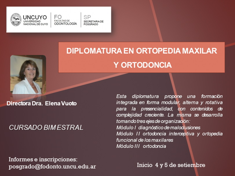 imagen Diplomatura en ortopedia maxilar y ortodoncia