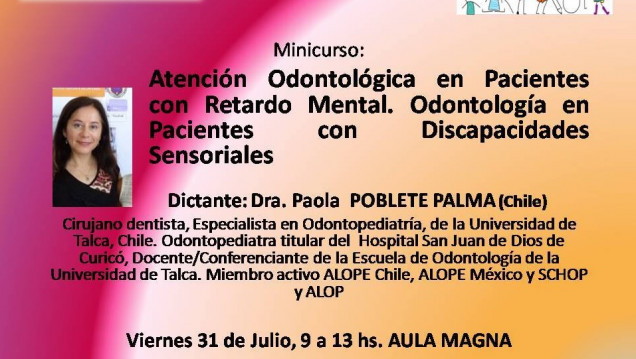 imagen Curso de Atencion odontologica a pacientes con retardo mental