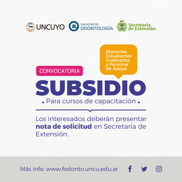 imagen Se abre Convocatoria de Subsidios para cursos de capacitación 