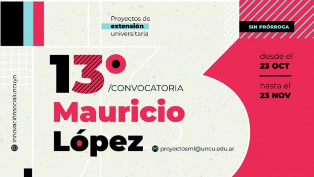 imagen ¡Se encuentra abierta tercera convocatoria de Proyectos Mauricio López!