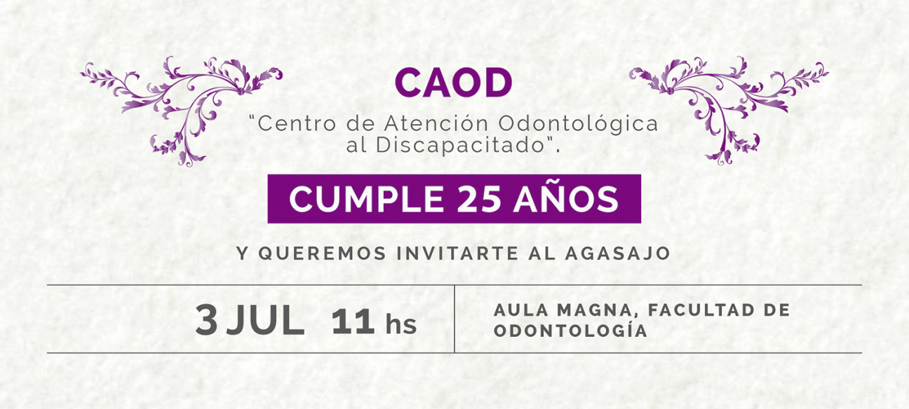 imagen ¡El Centro de Atención Odontológica al Discapacitado CAOD cumple 25 años!