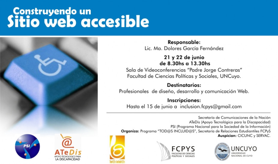 imagen Curso sobre Accesibilidad Web