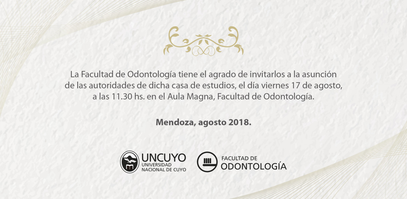 imagen La Facultad de Odontología celebra la asunción de autoridades