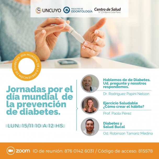 imagen Se realizará una Jornada virtual por el día mundial de la prevención de diabetes