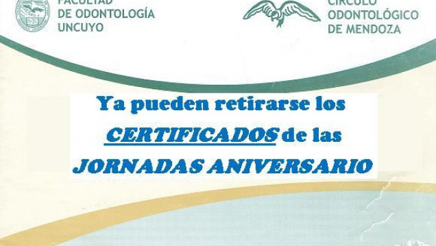 imagen CERTIFICADOS JORNADAS ANIVERSARIO