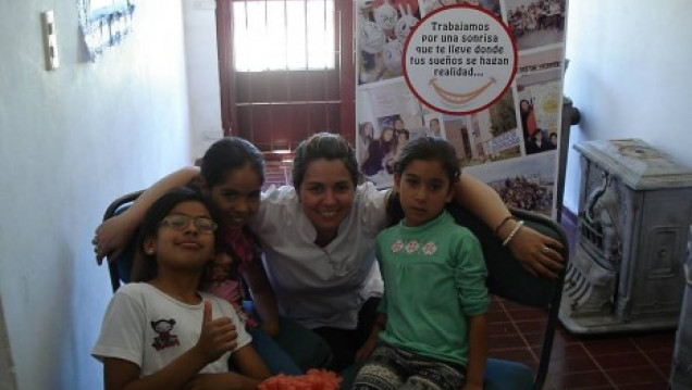 imagen  "SONRIE LA PAZ" actividad comunitaria en acción