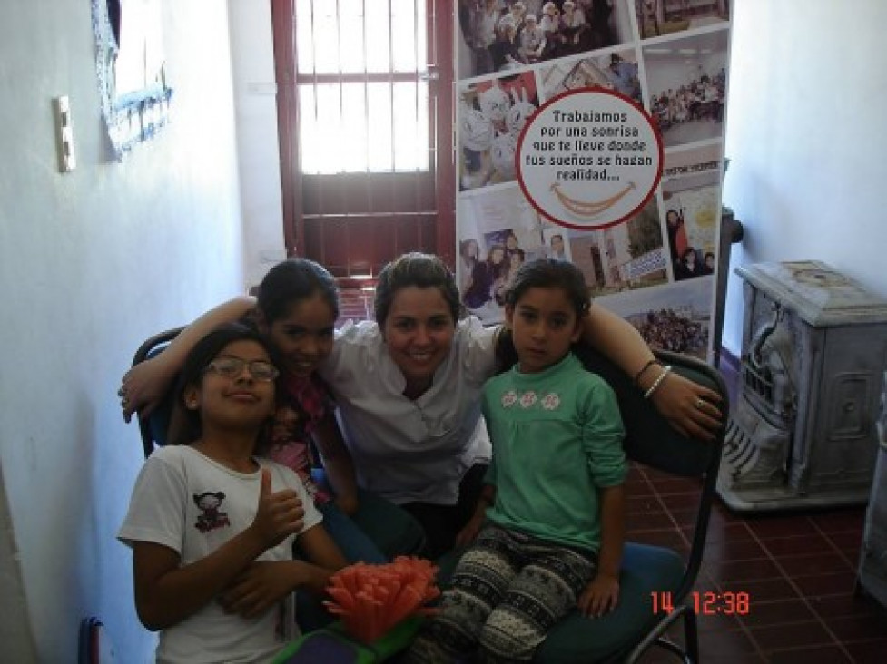 imagen  "SONRIE LA PAZ" actividad comunitaria en acción