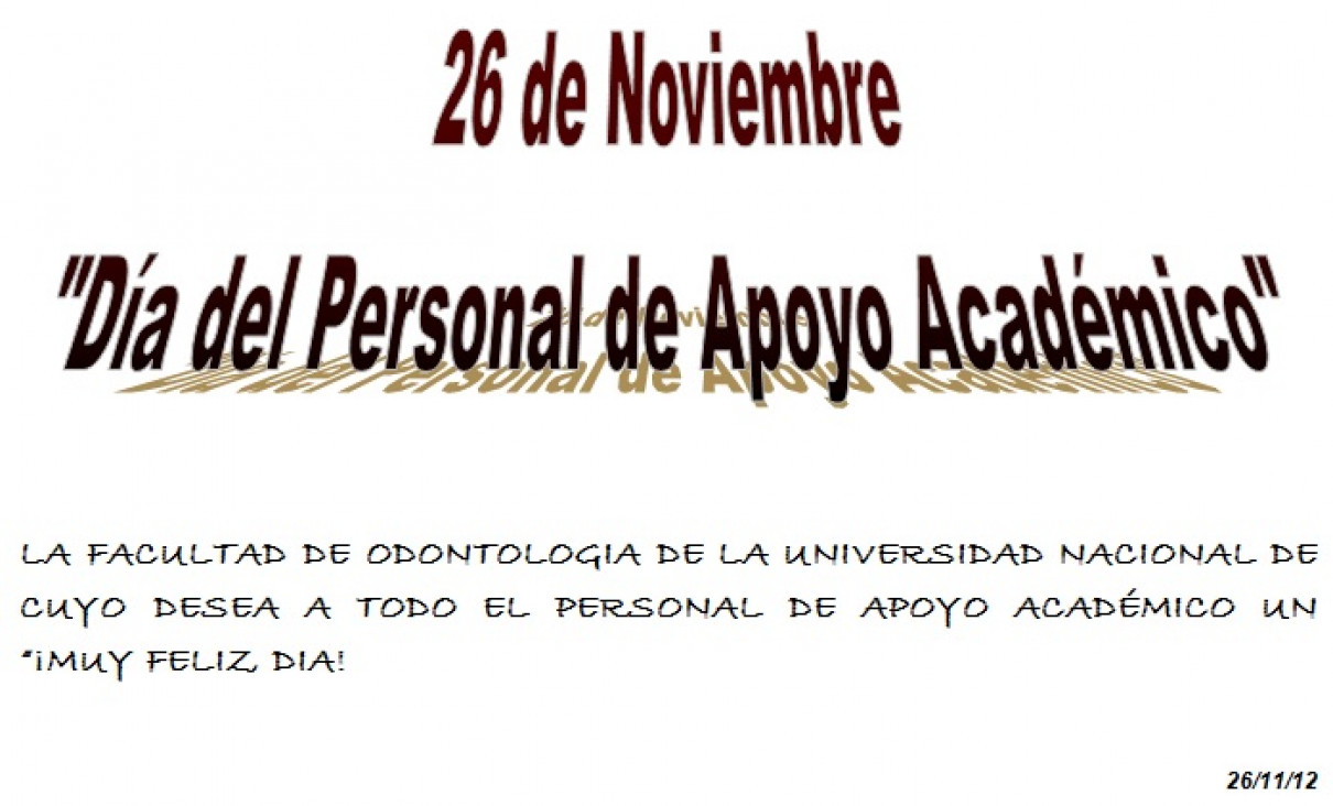imagen Feliz Día del Personal de Apoyo Académico