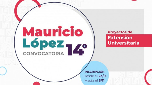 imagen 14ta Convocatoria: Proyectos Mauricio López. ¡Inscripciones abiertas!