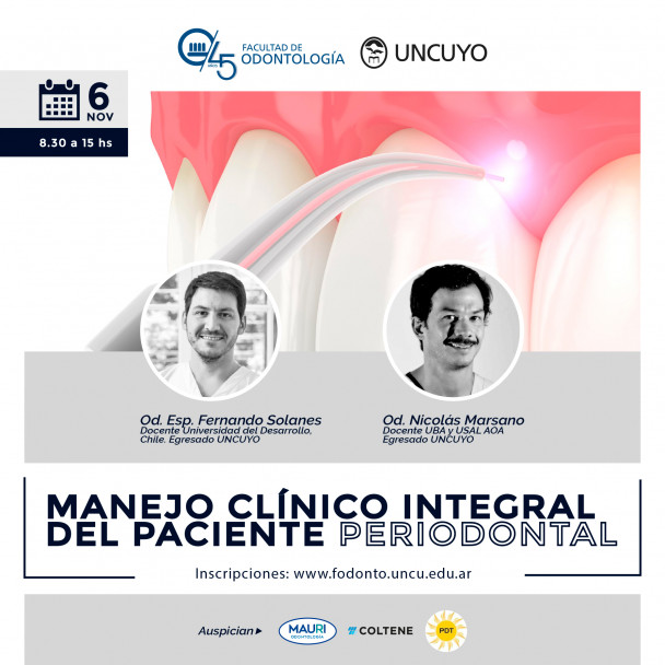 imagen Se acerca el curso: "Manejo Clínico Integral del Paciente Periodontal"