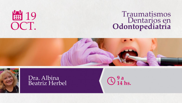 imagen Se brindará el módulo "Traumatismos Dentarios en Odontopediatría"