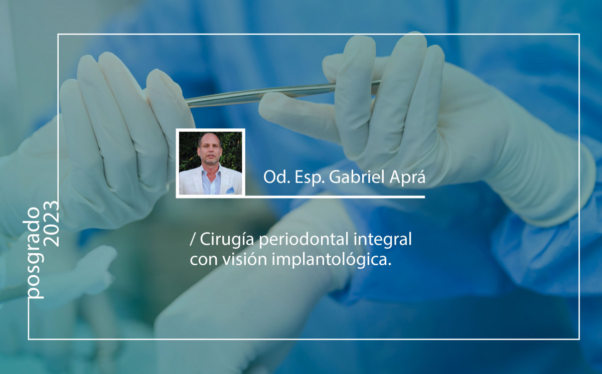 imagen Cirugía periodontal integral con visión implantológica