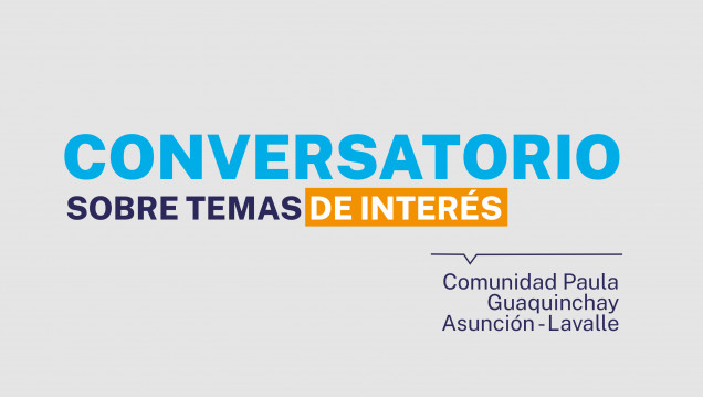 imagen Conversatorio sobre temas de interés: Comunidad Paula Guaquinchay de Asunción - Lavalle