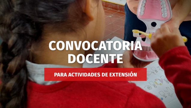 imagen ¡Docentes de la FO podrán participar en programas de Extensión!