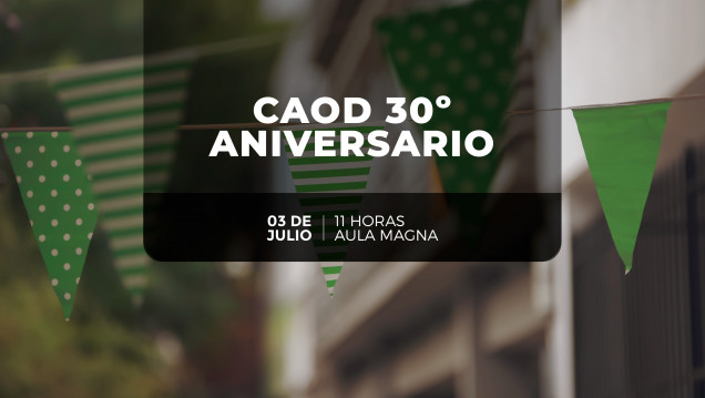 imagen El CAOD cumple 30 años