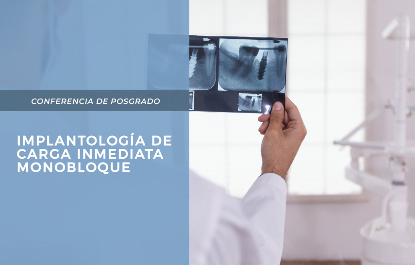 imagen Posgrado invita a una conferencia sobre implantología de carga inmediata monobloque